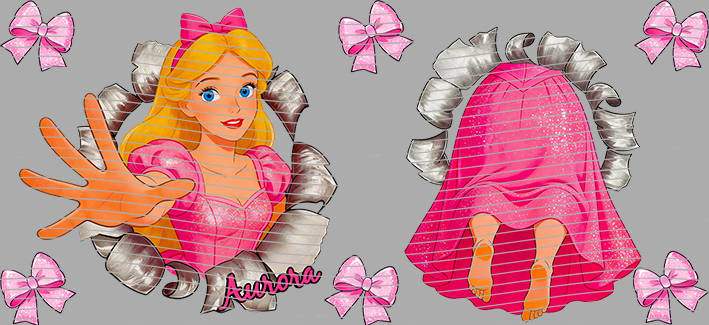 16oz Disney style-D-1139